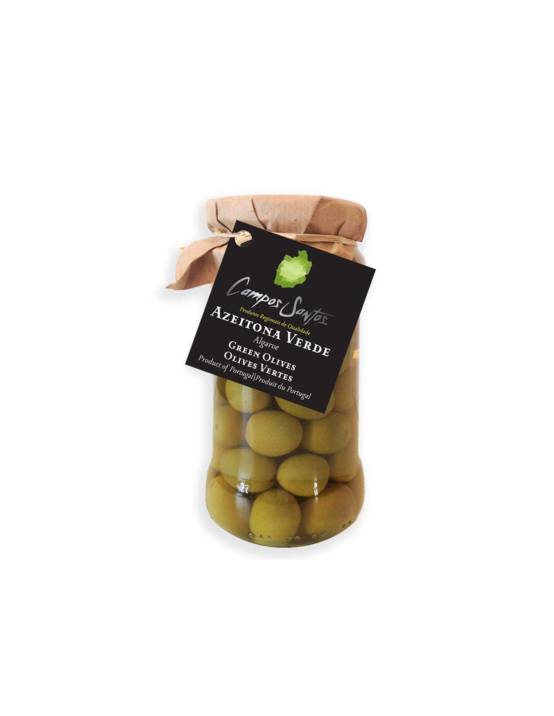 Grønne oliven m/ sten - Campos Santos